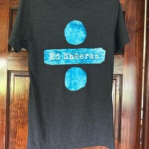 Ed Sheeran Graphic T-Shirt in Black and Blue
